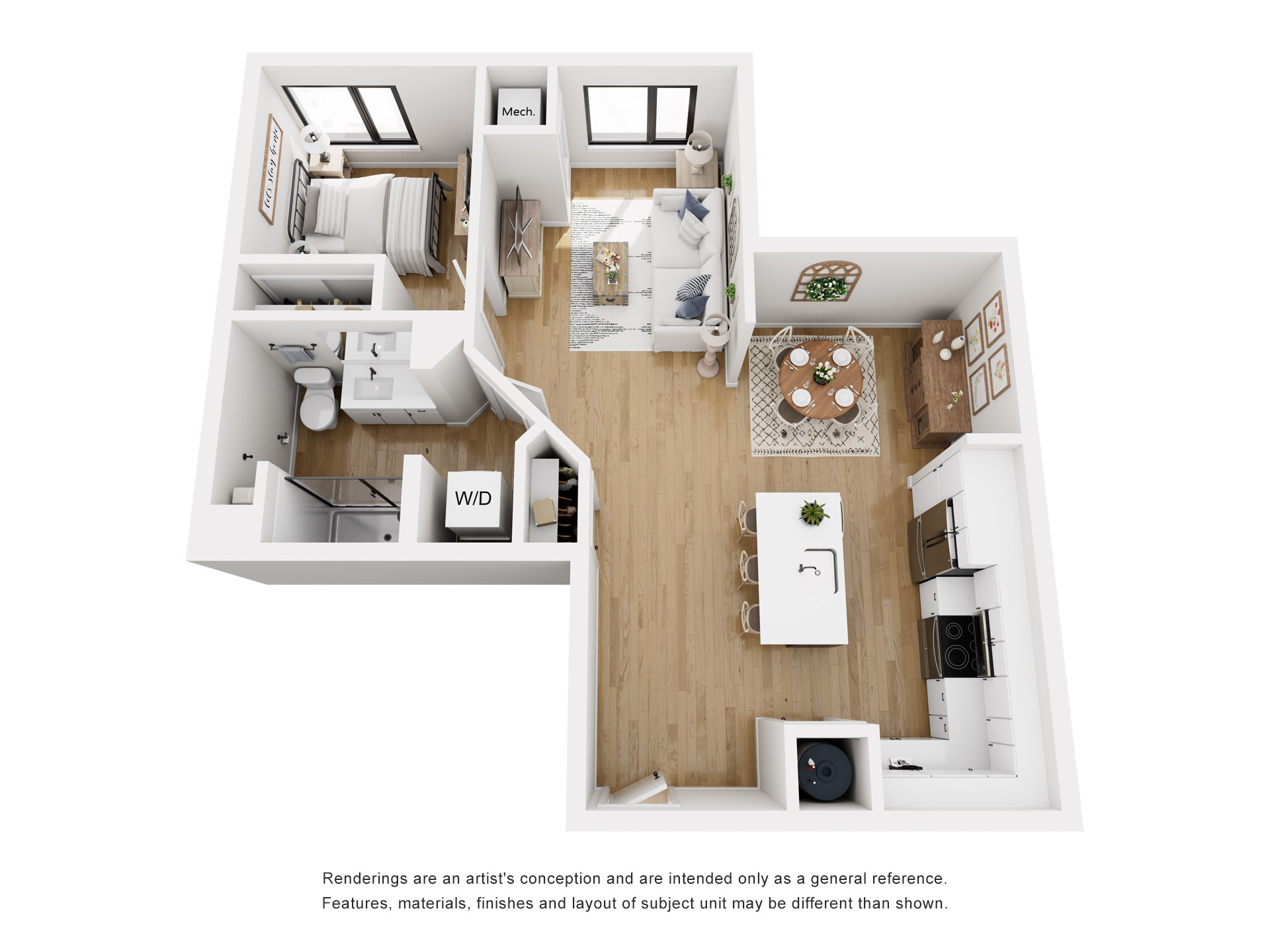 Floor plan layout diagram for A7-723